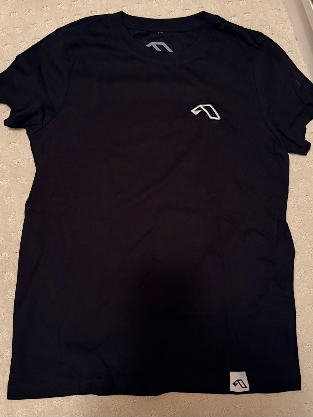 Men's Black Logo Crew Neck T-Shirt